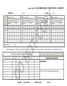 Dom Care - Form 3-314 - MAR Chart - MDS