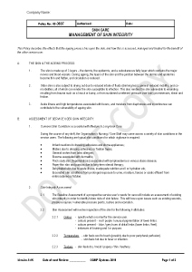 Policy 3607 - Skin Integrity Pg 1 of 2